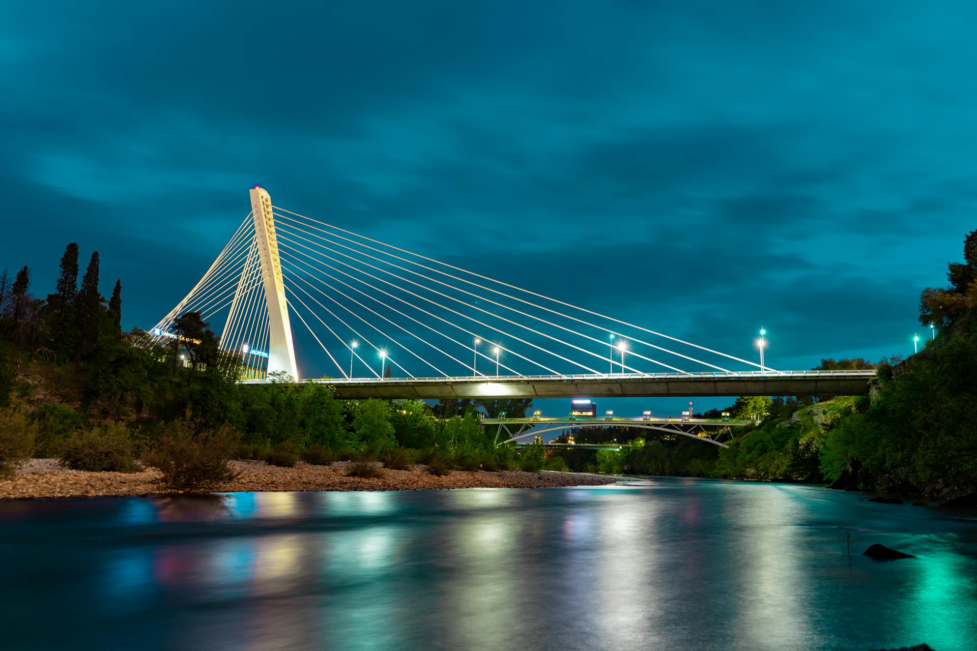 Podgorica skyline, Montenegro capital
